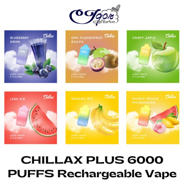 CHILLAX PLUS 6000 PUFFS Vape Disposable