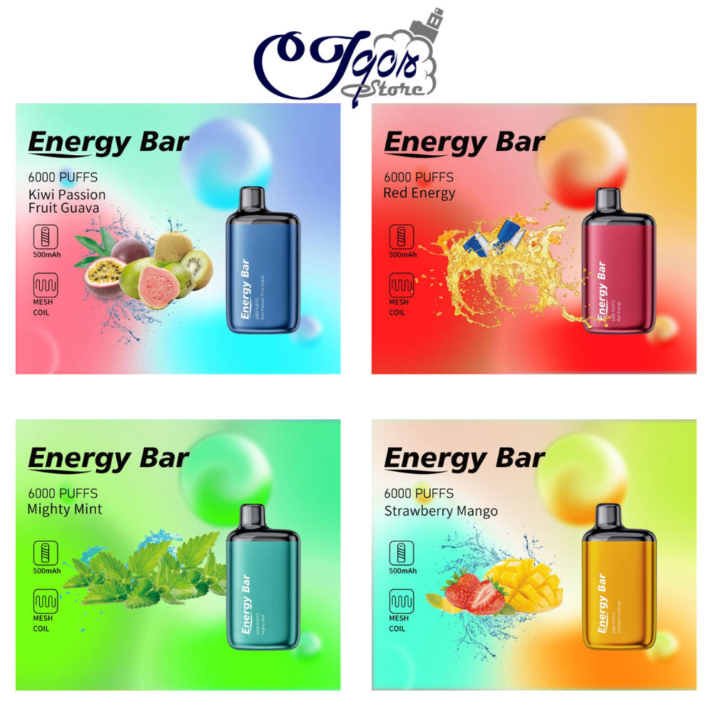 ENERGY BAR 6000 PUFFS DISPOSABLE VAPE IN UAE