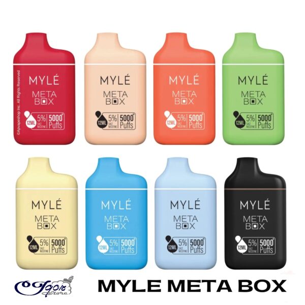 MYLE META BOX 5000 PUFFS DISPOSABLE DEVICE Rechargeable
