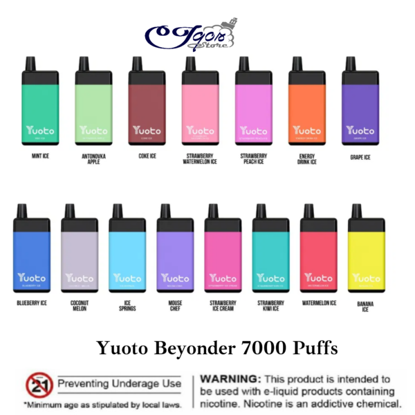 Yuoto Beyonder 7000 Puffs Disposable Vape in UAE