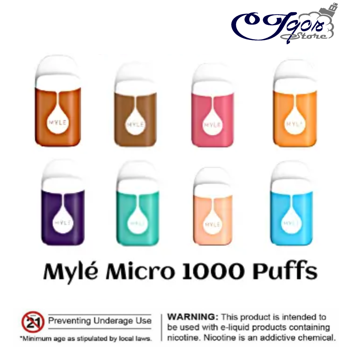 Myle Micro 1000 Puffs Disposable Vape