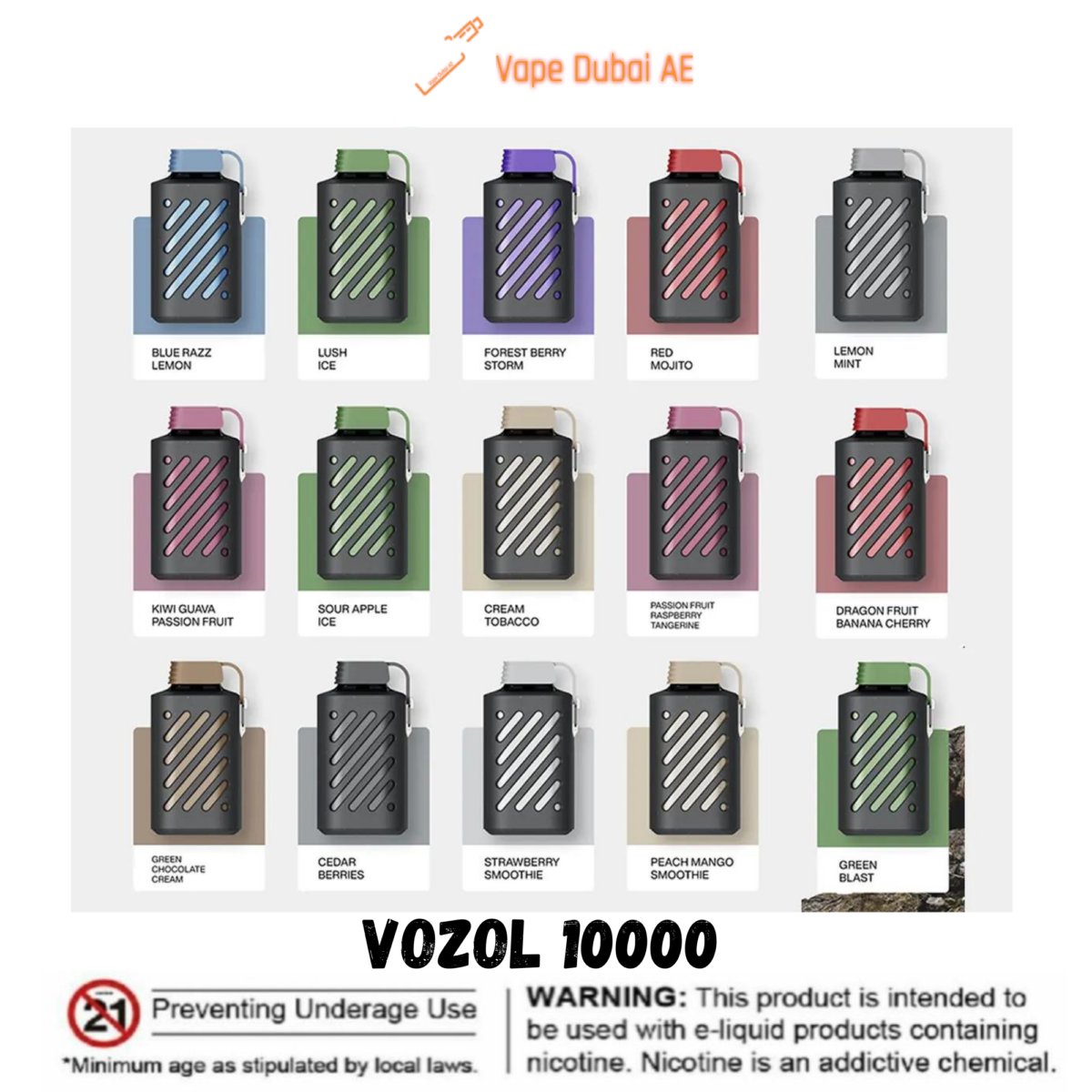 Vozol Gear 10000 Disposable Vape in Dubai