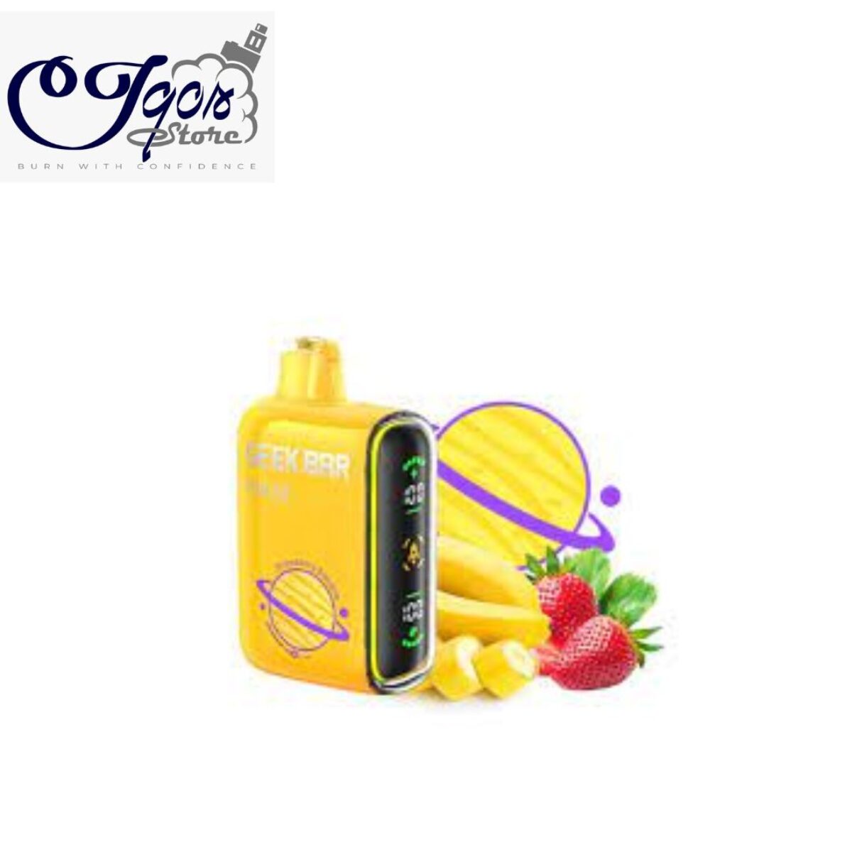 Geek Bar Pulse 15000 Puff Disposable Vape Banana Ice Cream