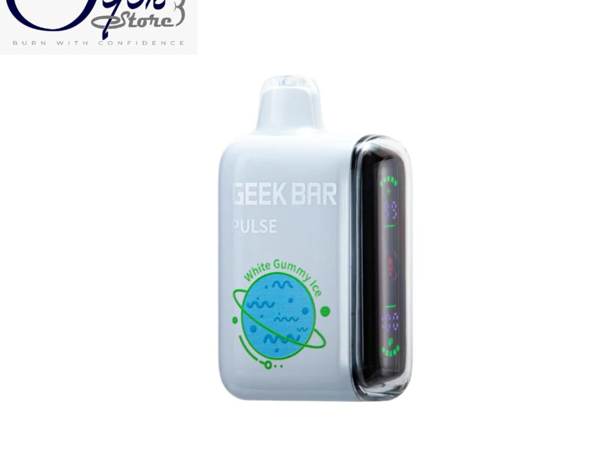 White Gummy Ice Geek Bar Pulse in Dubai