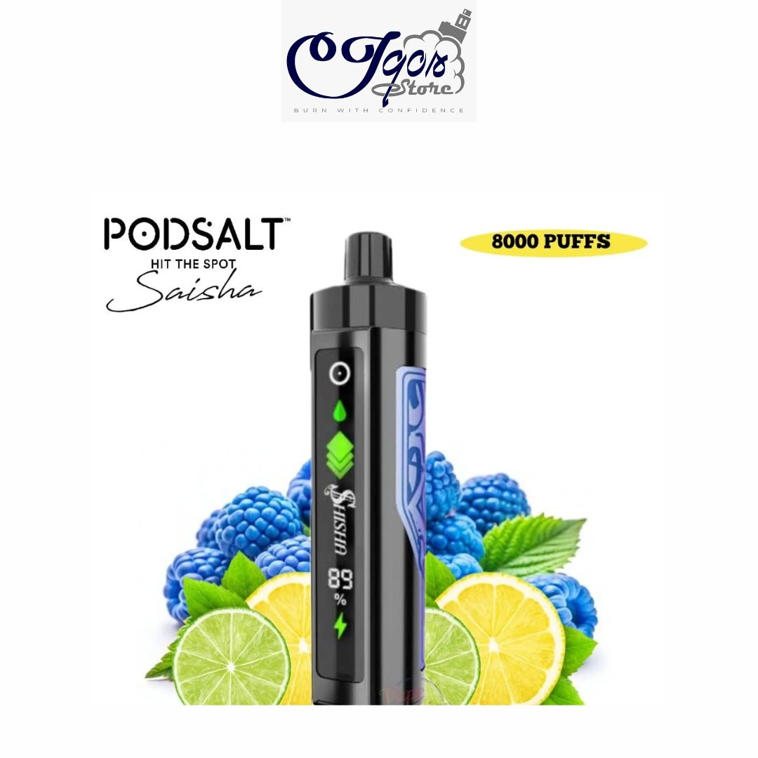 Blue Razz Lemonade 3mg 8000 Puff Shisha By Pod Salt Blue Razz Lemonade 3mg 8000 Puff Shisha By Pod Salt
