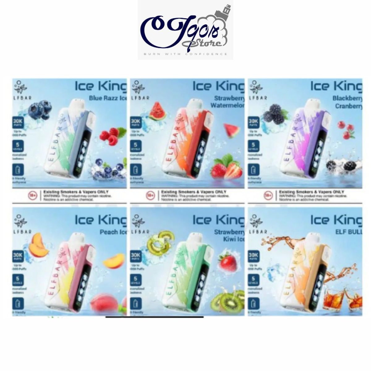 ELF BAR Ice King 30000 Puffs Disposable Vape in UAE