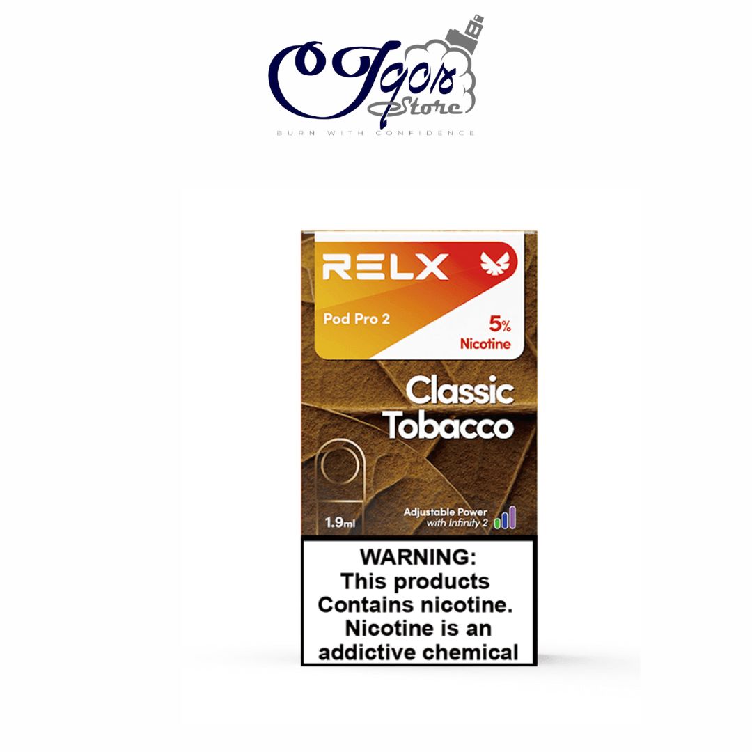Relx Pod Pro 2 Classic Tobacco 5% uae dubai Relx Pod Pro 2 Classic Tobacco 5% uae dubai