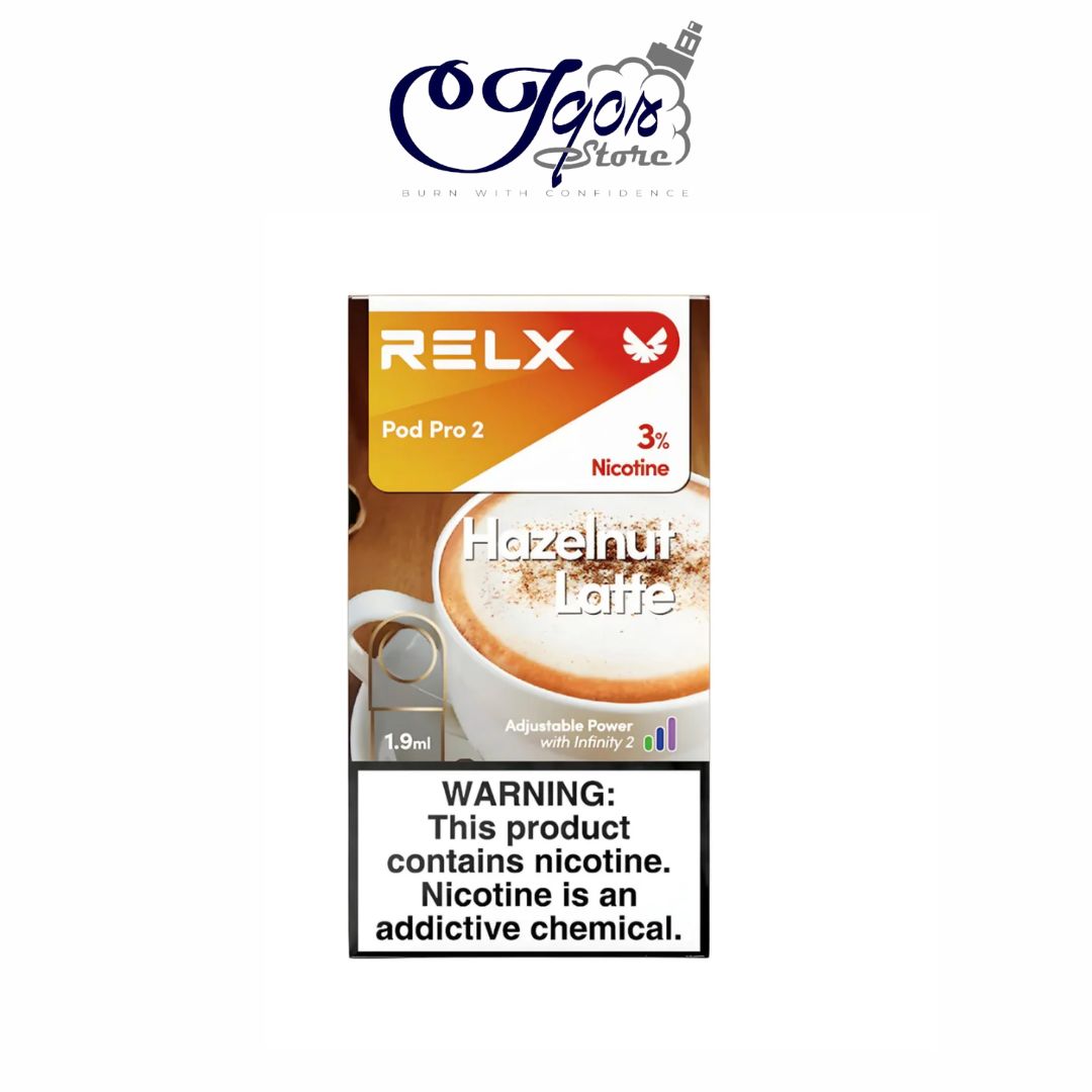 Relx Pod Pro 2 Hazelnut Latte 3% in UAE Relx Pod Pro 2 Hazelnut Latte 3% in UAE