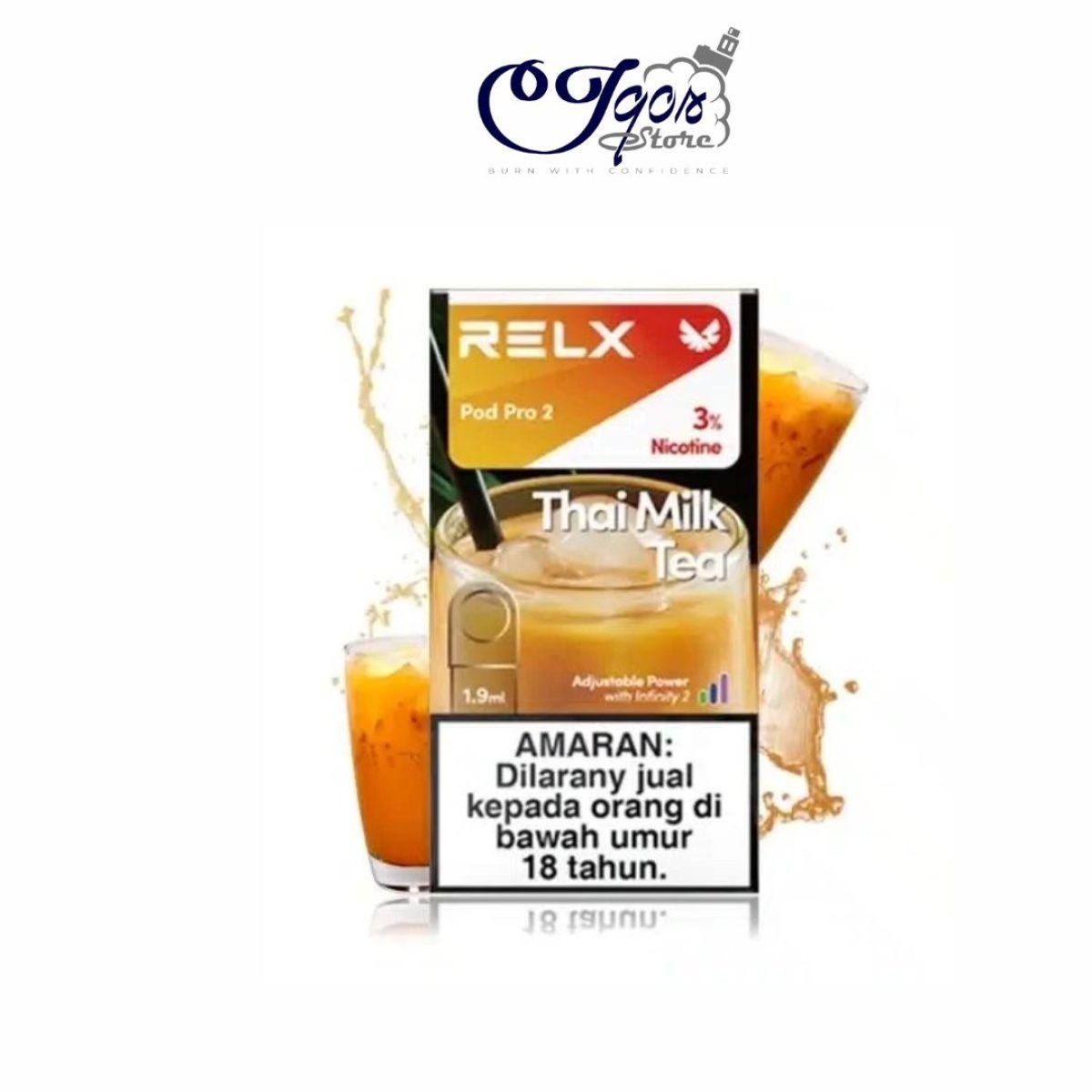 Relx Pod Pro 2 Thai Milk Tea 3% in Dubai UAE