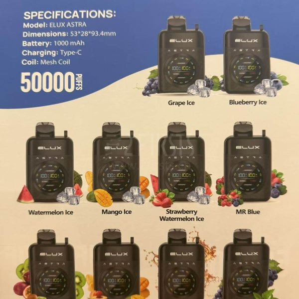 Elux Astra 50000 Puffs