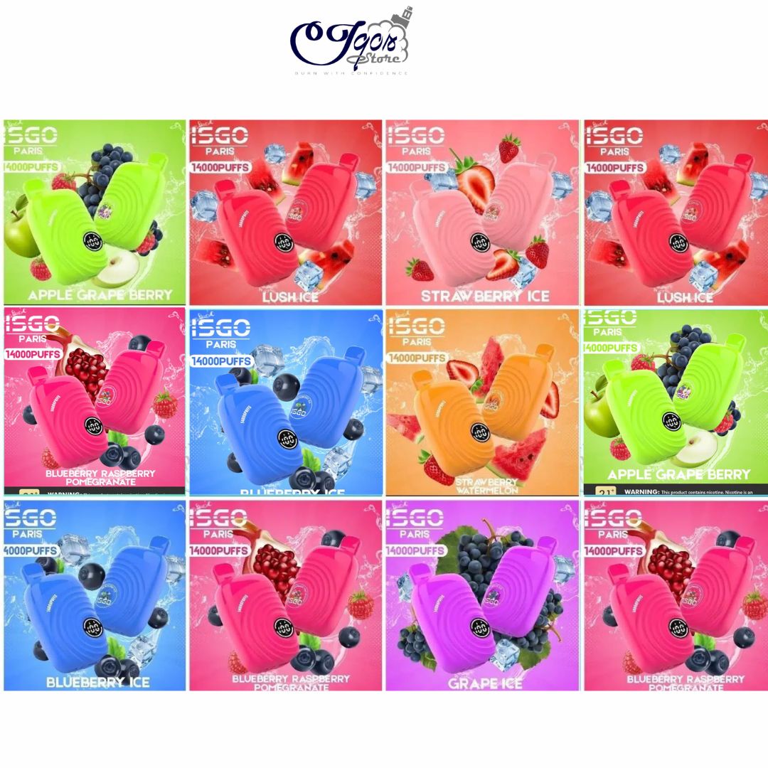 ISGO Paris 14000 Puffs in Dubai ISGO Paris 14000 Puffs