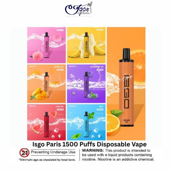 Isgo Paris 1500 Puffs