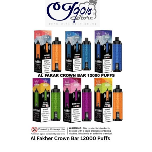 Al Fakher Crown Bar 12000 Puffs Disposable