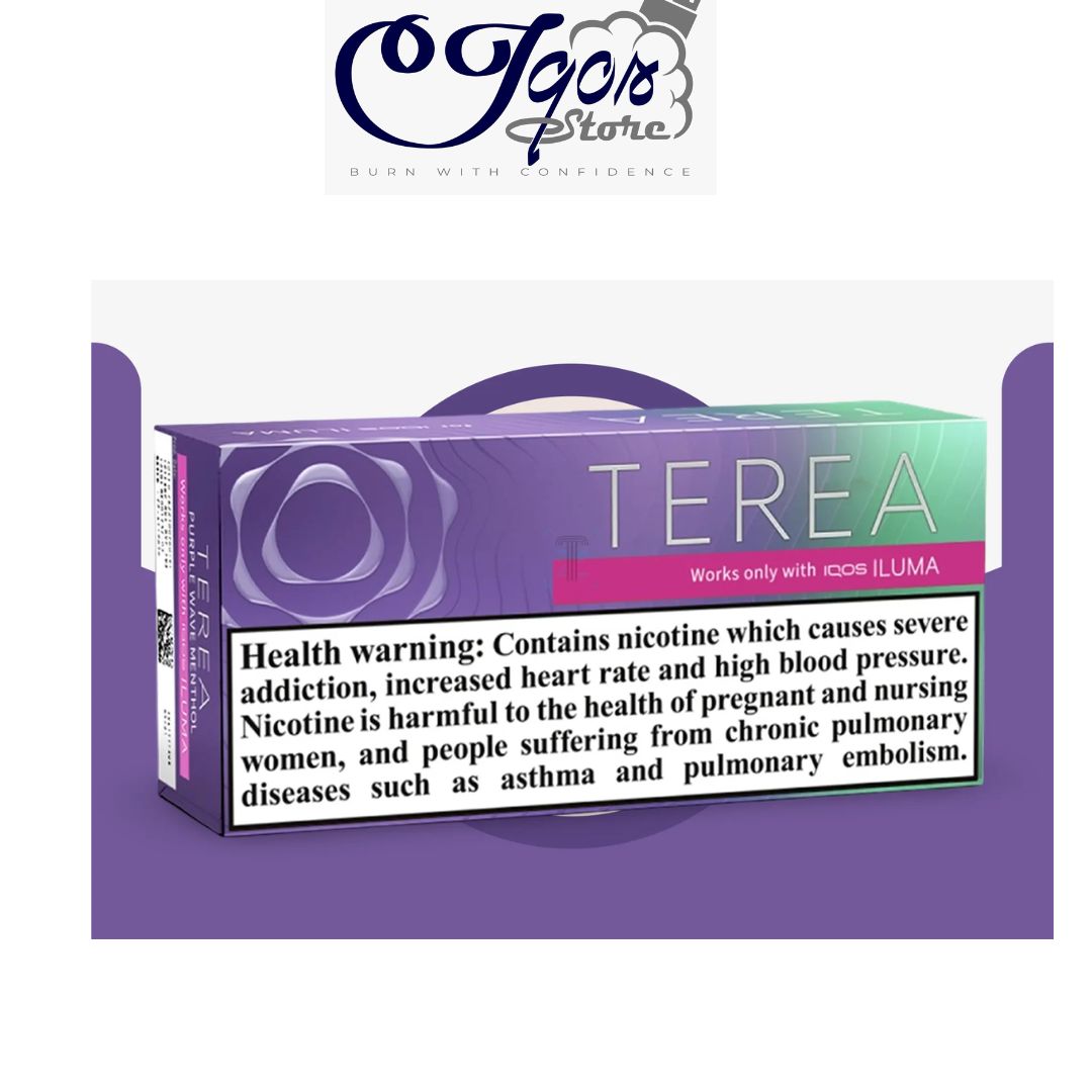 IQOS TEREA Purple Wave Menthol Italy UAE IQOS TEREA Purple Wave